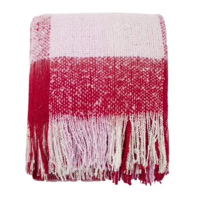 Fennco Styles Soft Warm Throw In Red