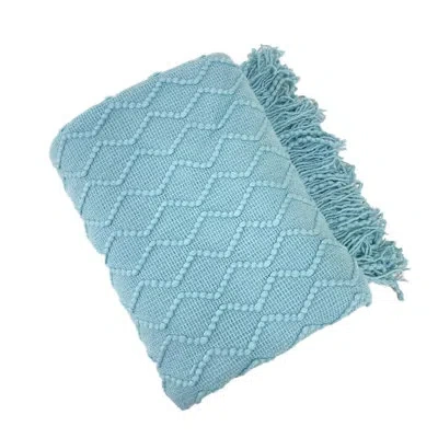 Fennco Styles Throw In Aqua