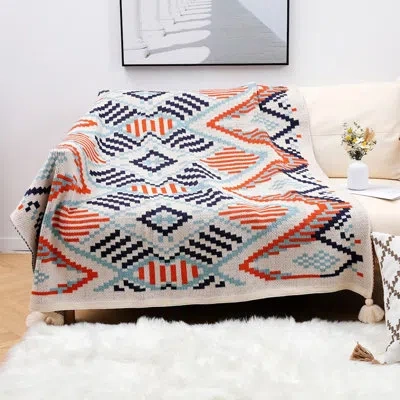 Fennco Styles Throw Blanket In Multicolored