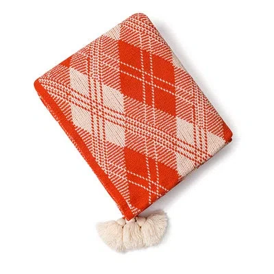 Fennco Styles Throw Blanket In Orange