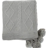 Fennco Styles Throw In Gray