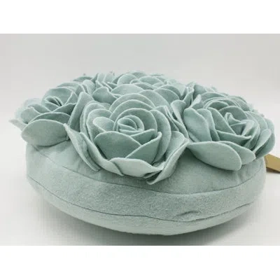 Fennco Styles Throw Pillow In Aqua