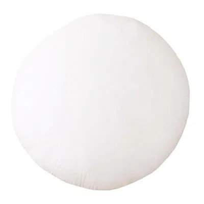 Fennco Styles White Premium Polyester Pillow Insert Round