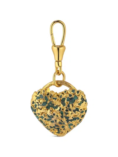 Fenomena Heart-charm Necklace In Gold