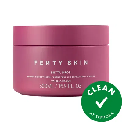 Fenty Beauty By Rihanna Butta Drop Refill Whipped Oil Body Cream With Tropical Oils + Shea Butter "vanilla Dream" 16.9 Oz/50