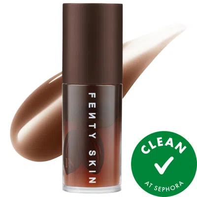 Fenty Beauty By Rihanna Fenty Treatz Hydrating + Strengthening Lip Oil Cacao 0.19 Fl/5.6 ml In Brown