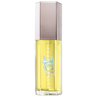 Fenty Beauty By Rihanna Gloss Bomb Ice Ice'd Pineapple 0.3 Oz/9 ml In Yellow