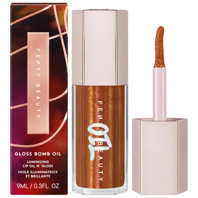 Fenty Beauty By Rihanna Gloss Bomb Oil Luminizing Lip Oil 'n Gloss Fro$ted Bunz 0.3 oz / 9 ml