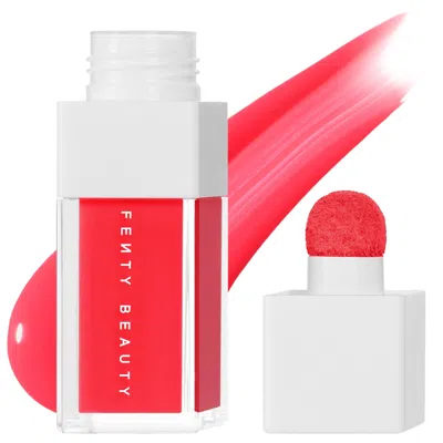 Fenty Beauty By Rihanna Shake N' Play Liquid Blush Fiya Papaya 0.3 Oz/9 ml In Red