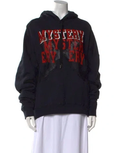 Pre-owned Fenty Graphic Print Crew Neck Sweatshirt In Black