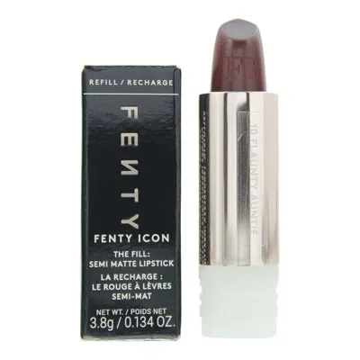 Fenty Ladies Icon Semi Matte Refillable Lipstick 0.13 oz Flaunty Auntie Makeup 840026657044