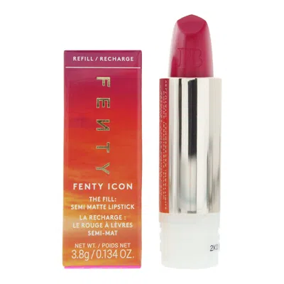 Fenty Ladies Icon The Fill Semi-matte Refillable Lipstick 0.13 oz Miss Candy Makeup 840026665056