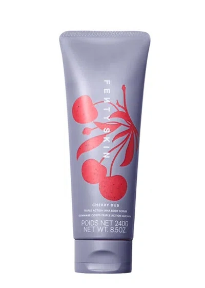Fenty Skin Cherry Dub Triple Action Aha Body Scrub In White