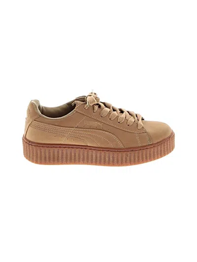 Pre-owned Fenty Sneakers In Tan