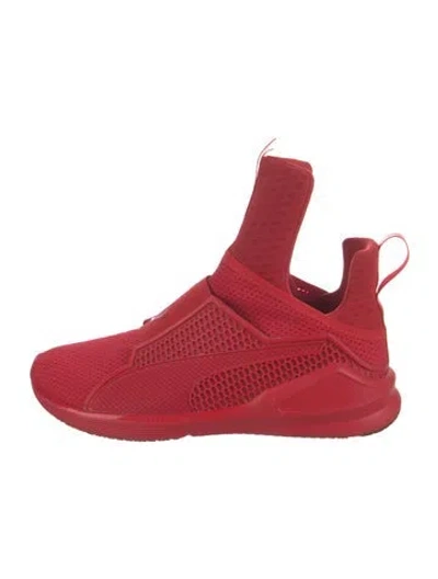 Pre-owned Fenty X Puma Athletic Sneakers In Red