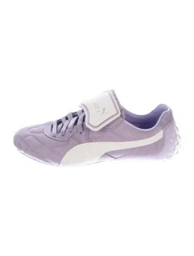 Pre-owned Fenty X Puma Leather Sneakers In Purple
