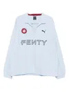 Fenty X Puma Logo-embellished Sweatshirt In Blue