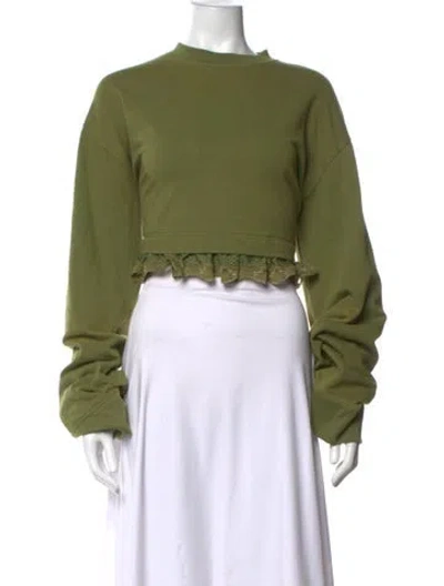 Pre-owned Fenty X Puma Mock Neck Sweater In Green