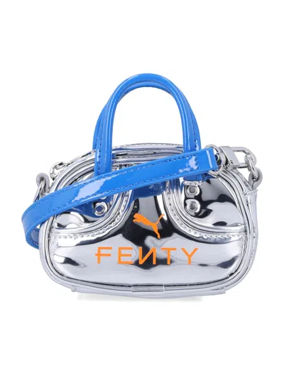 Fenty X Puma Puma Fenty By Rihanna Puma X Fenty Pocket Grip Shoulder Bag In Blue