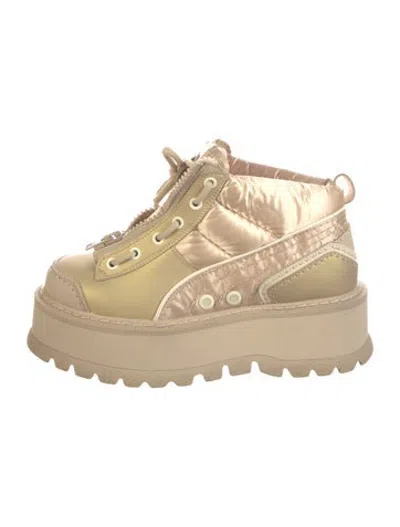 Pre-owned Fenty X Puma Satin Sneakers In Neutrals
