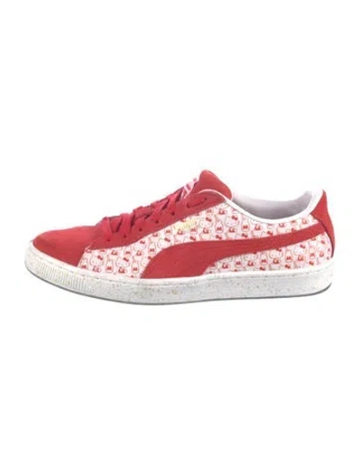 Pre-owned Fenty X Puma Suede Printed Sneakers In Multi