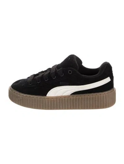 Pre-owned Fenty X Puma Suede Sneakers W/ Tags In Black