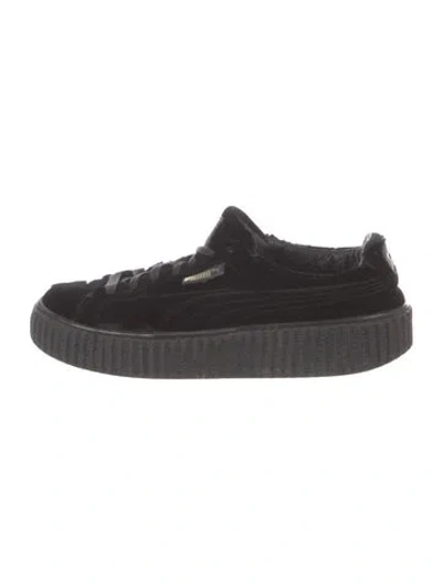 Pre-owned Fenty X Puma Velvet Sneakers In Grey