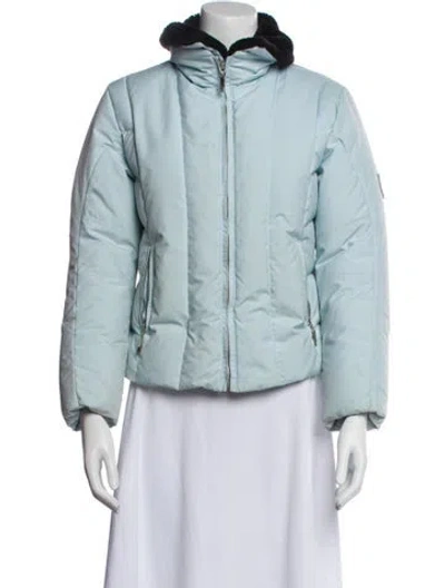 Pre-owned Fera Down Jacket In Blue
