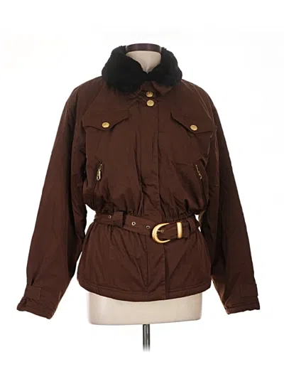 Pre-owned Fera Jacket In Brown