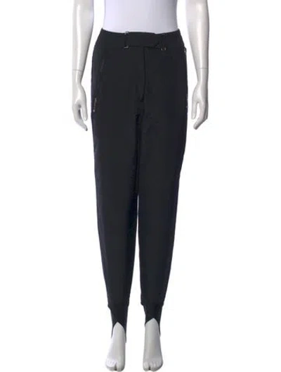 Pre-owned Fera Nylon Straight Leg Pants In Black