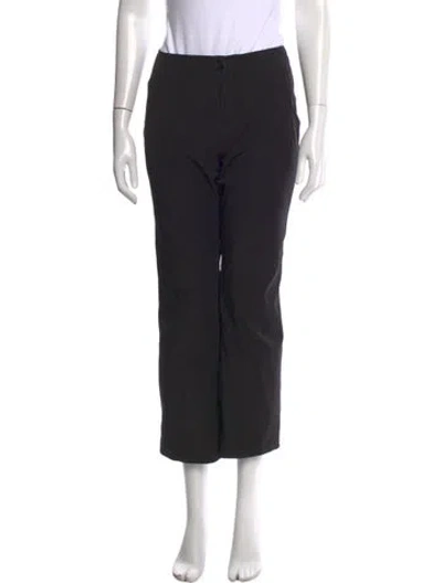 Pre-owned Fera Nylon Straight Leg Pants In Black