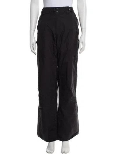 Pre-owned Fera Nylon Wide Leg Pants In Black