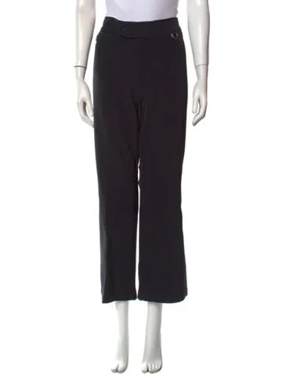 Pre-owned Fera Nylon Wide Leg Pants In Black