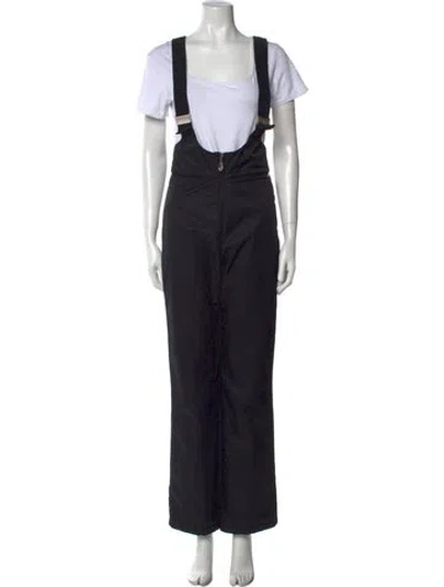 Pre-owned Fera Scoop Neck Jumpsuit In Black