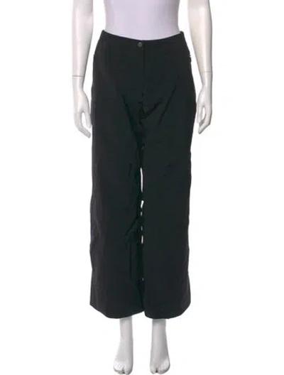 Pre-owned Fera Wide Leg Pants In Black