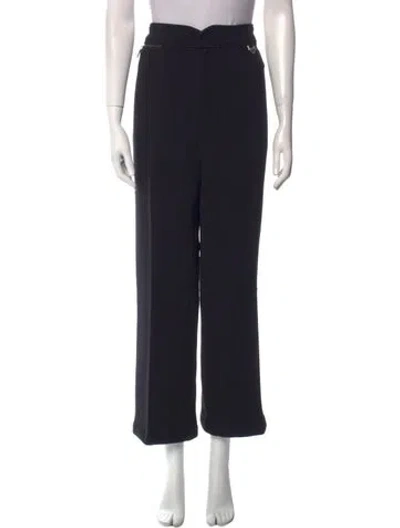 Pre-owned Fera Wool Wide Leg Pants In Black