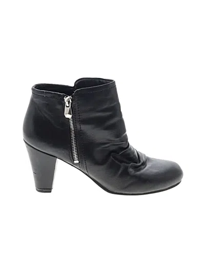 Pre-owned Fergalicious Ankle Boots In Black