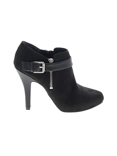 Pre-owned Fergalicious Ankle Boots In Black