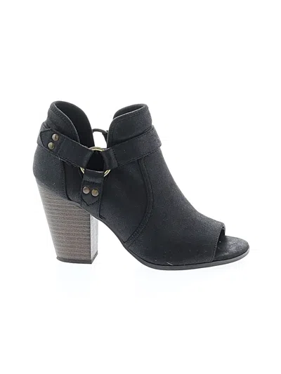 Pre-owned Fergalicious Ankle Boots In Black