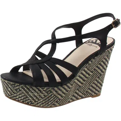 Fergalicious By Fergie Roxine Womens Strappy Manmade Platform Heels