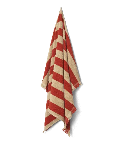 Ferm Living - Fr Alee Beach Towel In Red