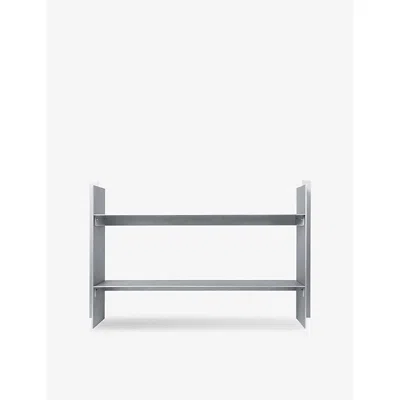 Ferm Living Ager Aluminium Low Rack 77cm In Silver