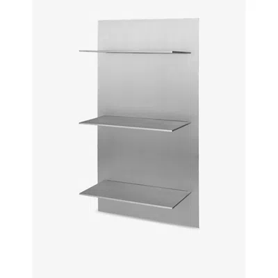 Ferm Living Ager Aluminium Triple Shelf 35cm In Silver