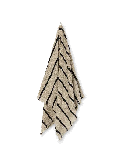 Ferm Living Alee Bath Towel In Brown