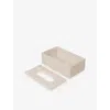 Ferm Living &nbsp;resin Tissue Box In Neutral