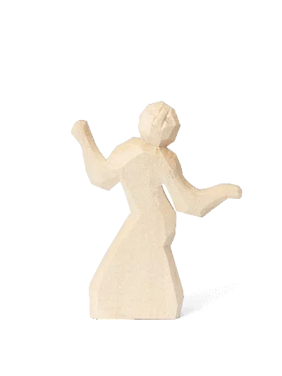 Ferm Living Anna Hand-carved Figure In Neutral