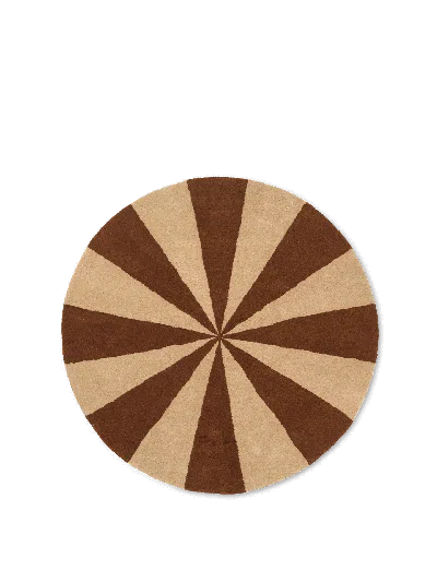 Ferm Living Arch Tufted Rug In Brown