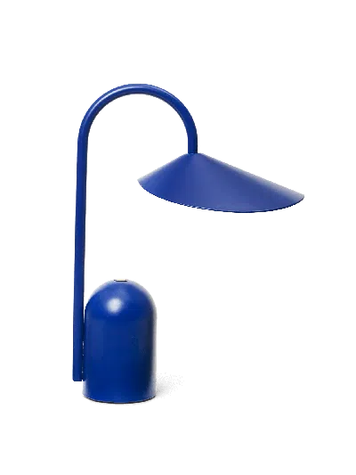 Ferm Living Arum Portable Lamp In Blue