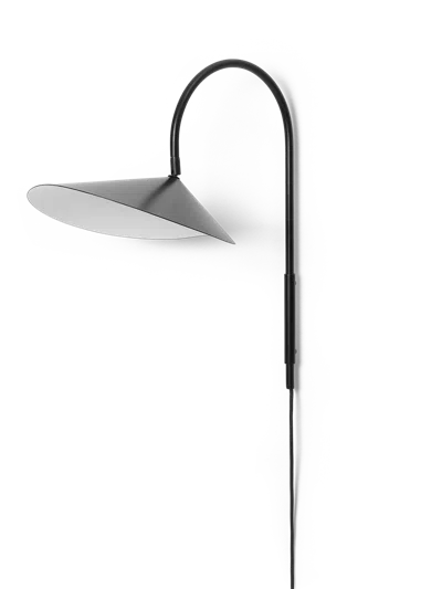 Ferm Living Arum Swivel Wall Lamp In Black