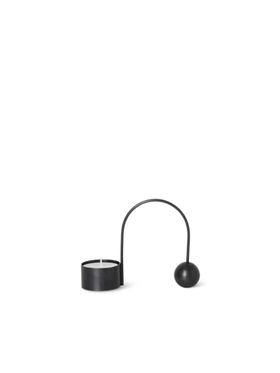 Ferm Living Balance Tealight Holder In Black